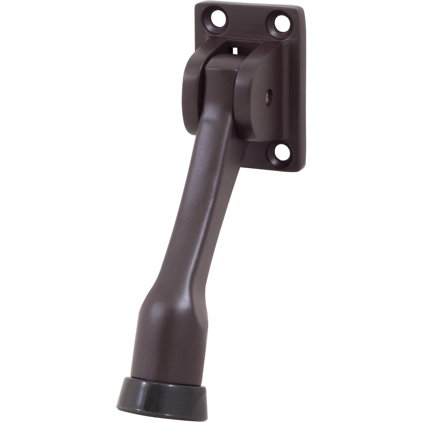 Stone Harbor Hardware Heavy-Duty Kick-Down Holder with 4 Screws, 4 Inches, Oil-Rubbed Bronze
