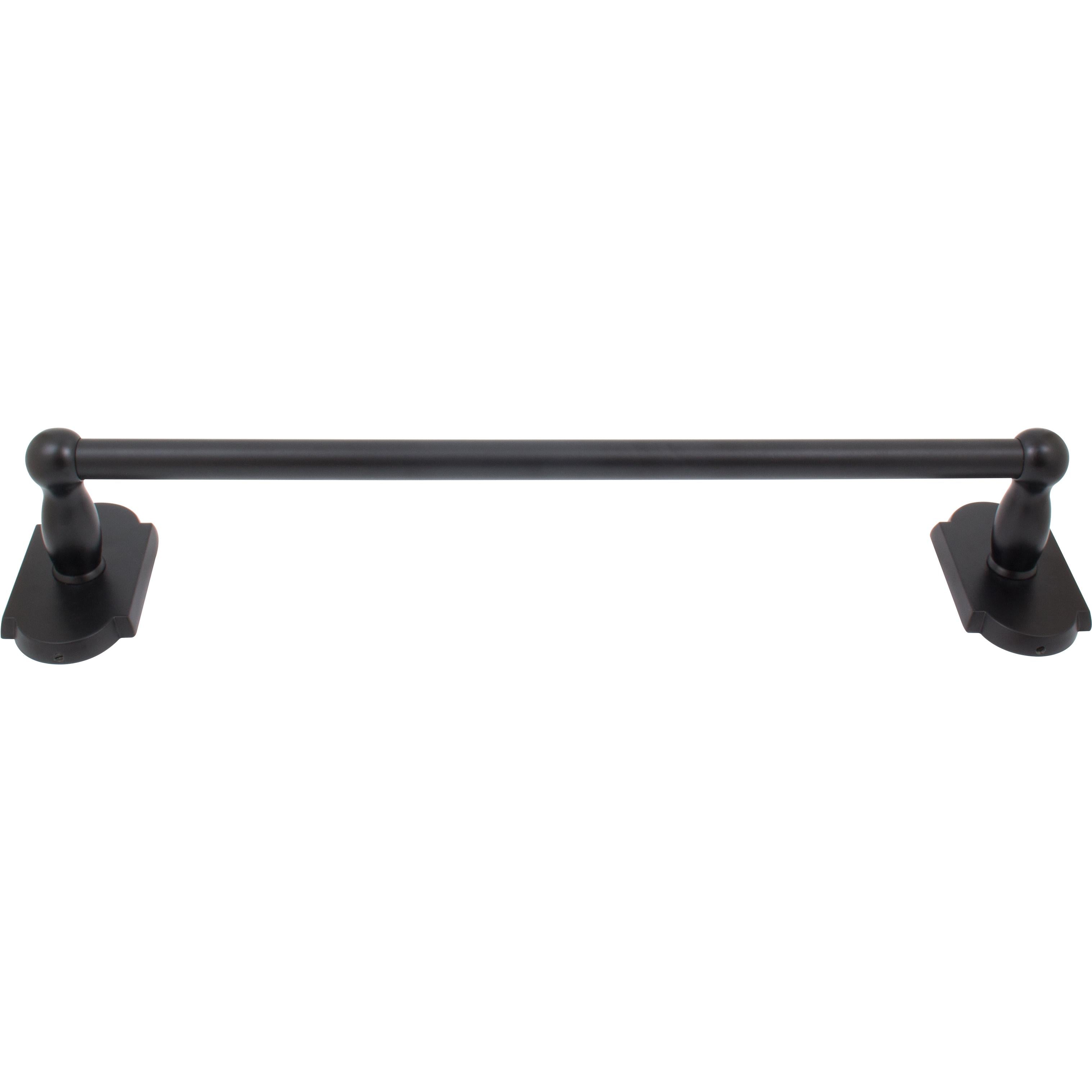 Stone Harbor Hardware Laredo Towel Bar, 18 Inches, Matte Black