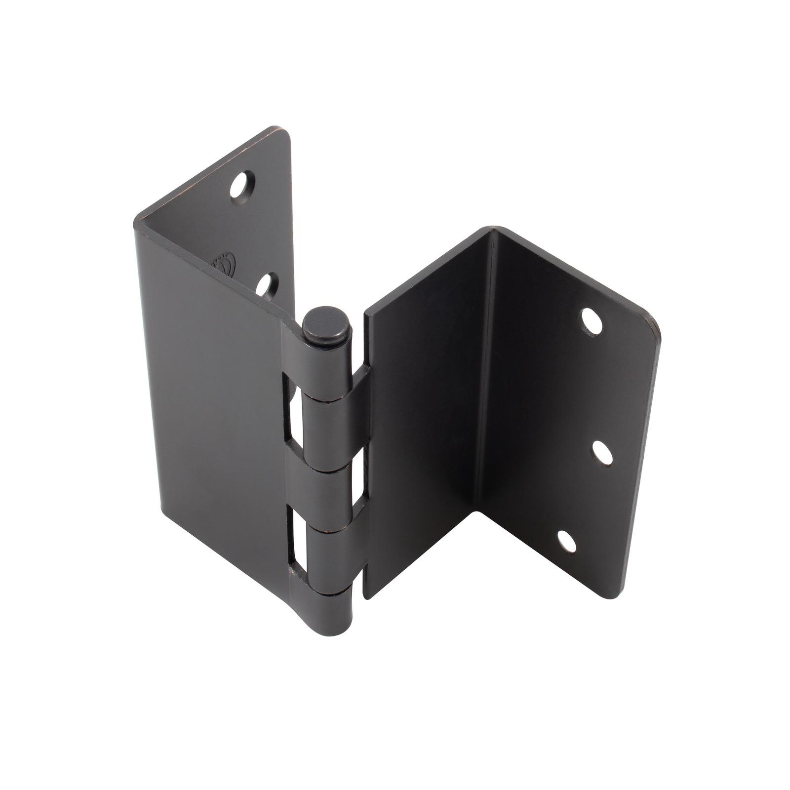 Swing Clear Offset Hinge, 3-1/2 Inches, 1/4" Radius Corner, Fits Doors 1-3/8" to 1-3/4" Thick, 2-Pack
