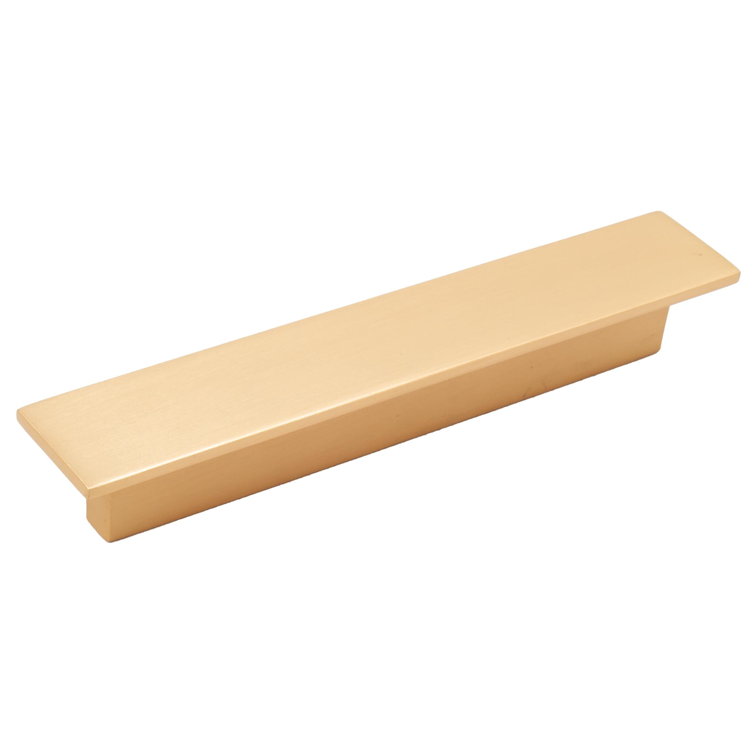 Stone Harbor Hardware Mesa Cabinet Pull, 3 Inches, 96 Millimeters, Satin Brass