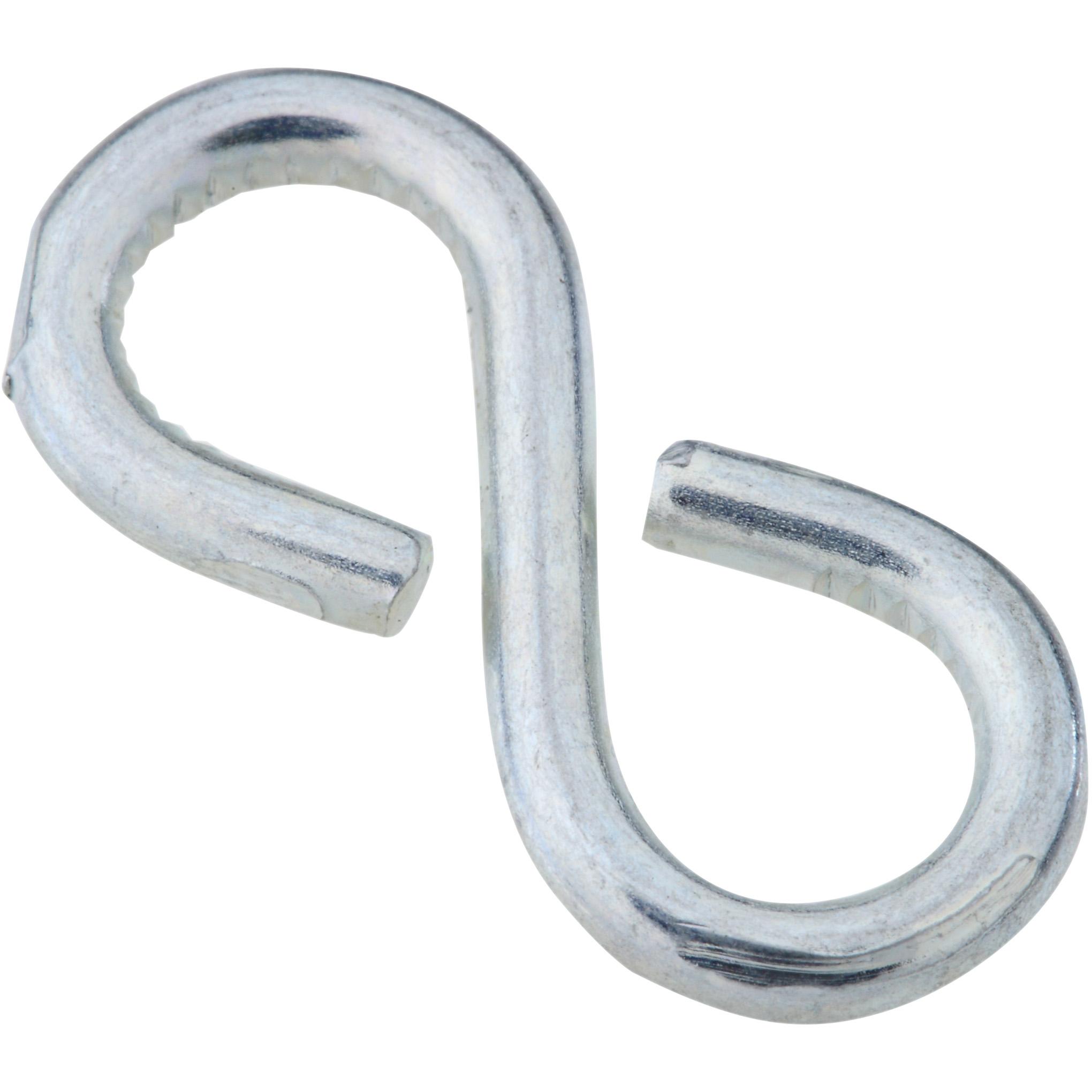 V2072 #812, 1-1/8" Closed S Hooks - Zinc Plated