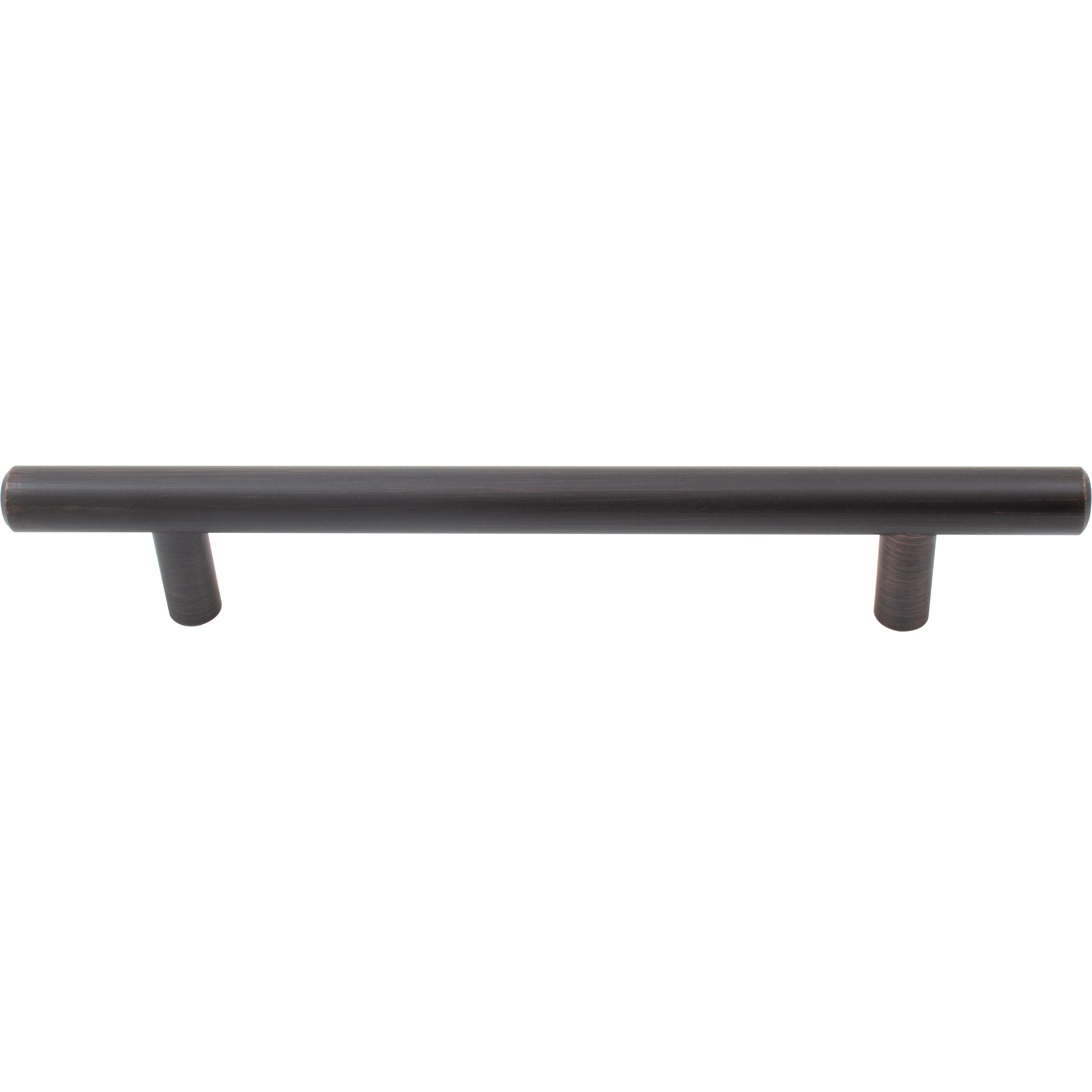 Stone Harbor Hardware Bar Cabinet Pull, 128 Millimeters, 188mm Overall Length, Vintage Bronze