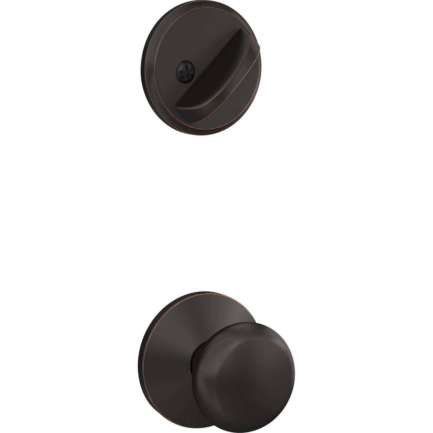 FC59PLY716KIN 16-680 10-269 Plymouth / Kinsler 2-Piece Trim Pack for FC58 Handlesets - Aged Bronze