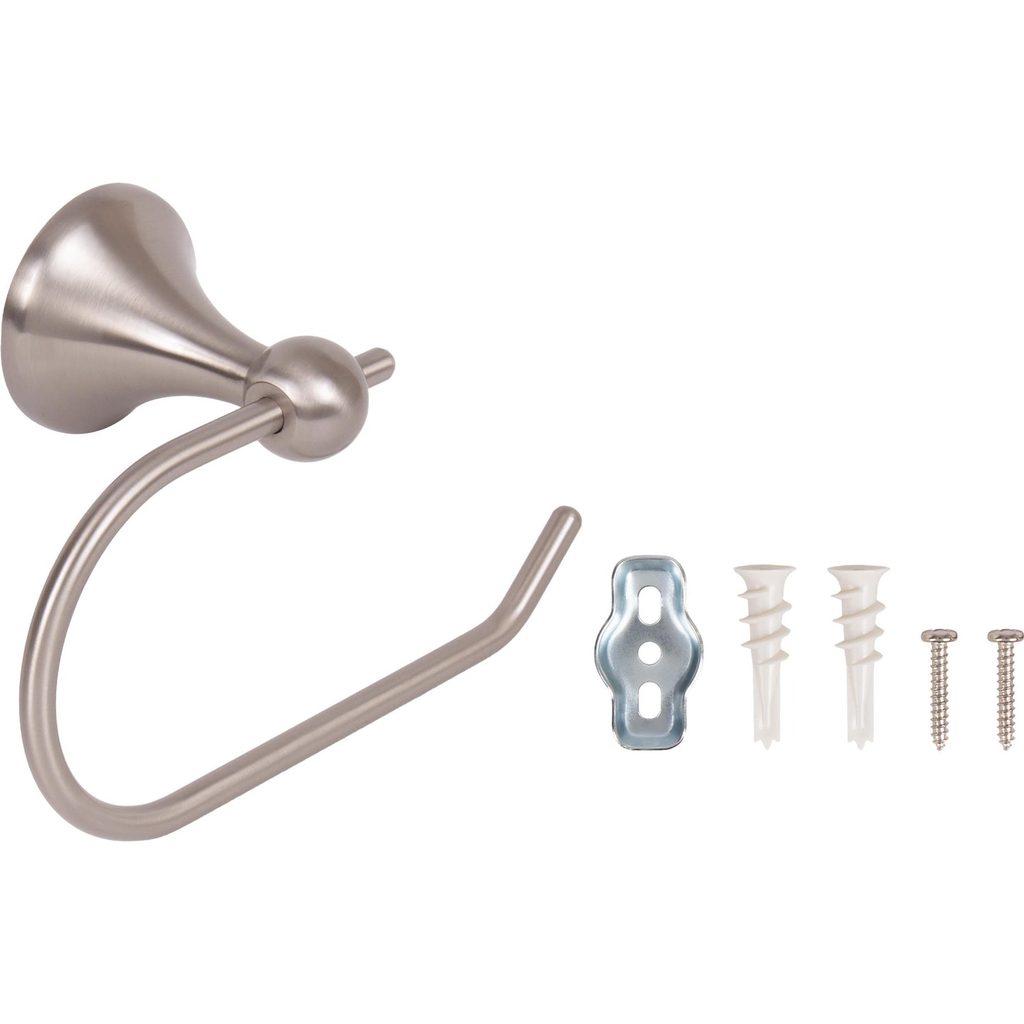 Coastal Euro Paper Holder - Satin Nickel