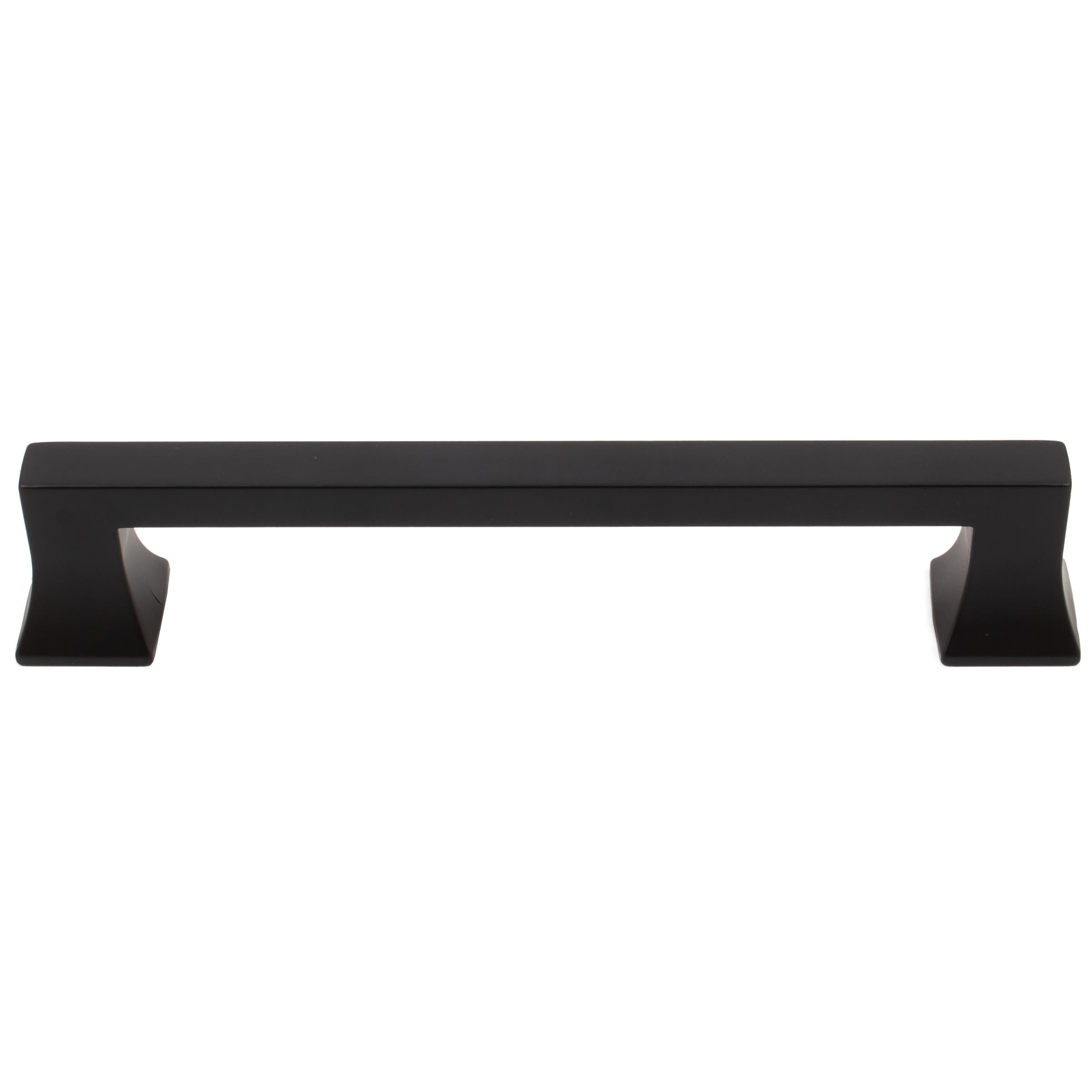 Stone Harbor Hardware Livingstone Cabinet Pull, 128 Millimeters, Matte Black
