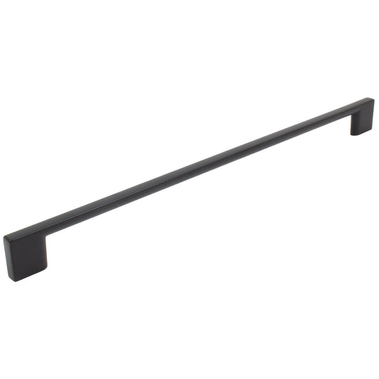 Stone Harbor Hardware Jetstream Cabinet Pull, 320 Millimeters, Matte Black