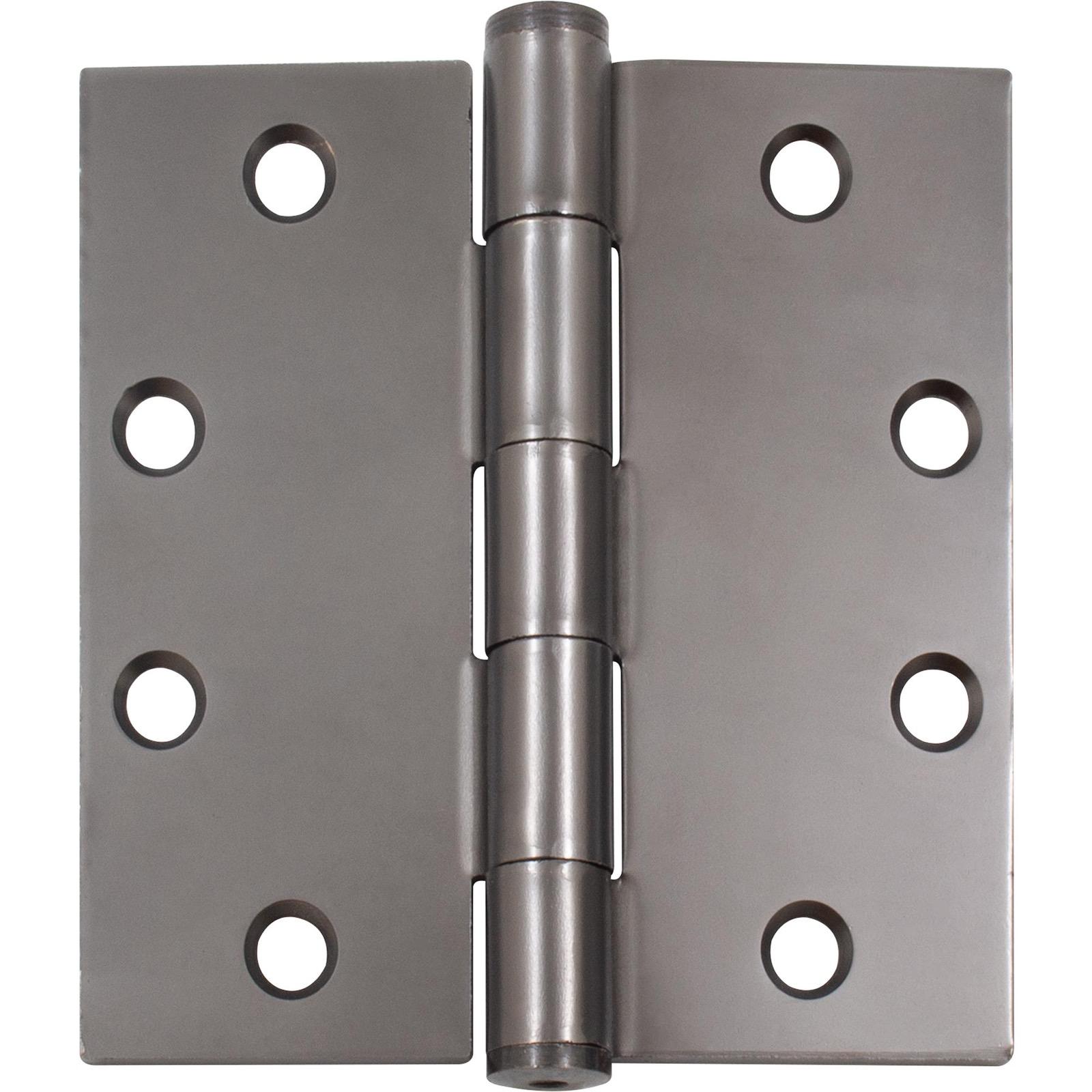 Commercial Grade Plain Bearing Hinge, 4-1/2 Inches, Square Corner, .134 Gauge