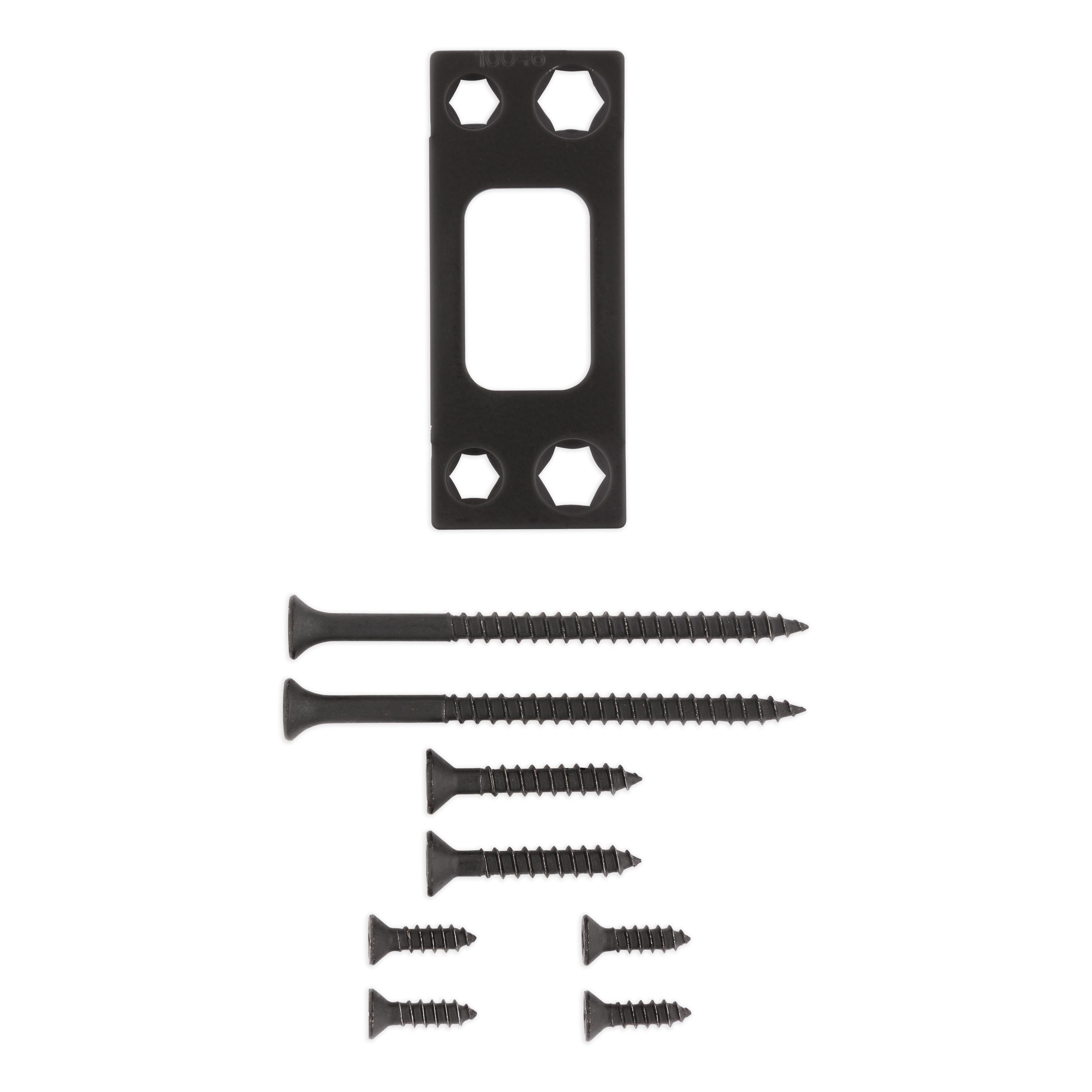 820049-007 2-3/4" x 1-1/8" SC Deadbolt Security Strike - Matte Black