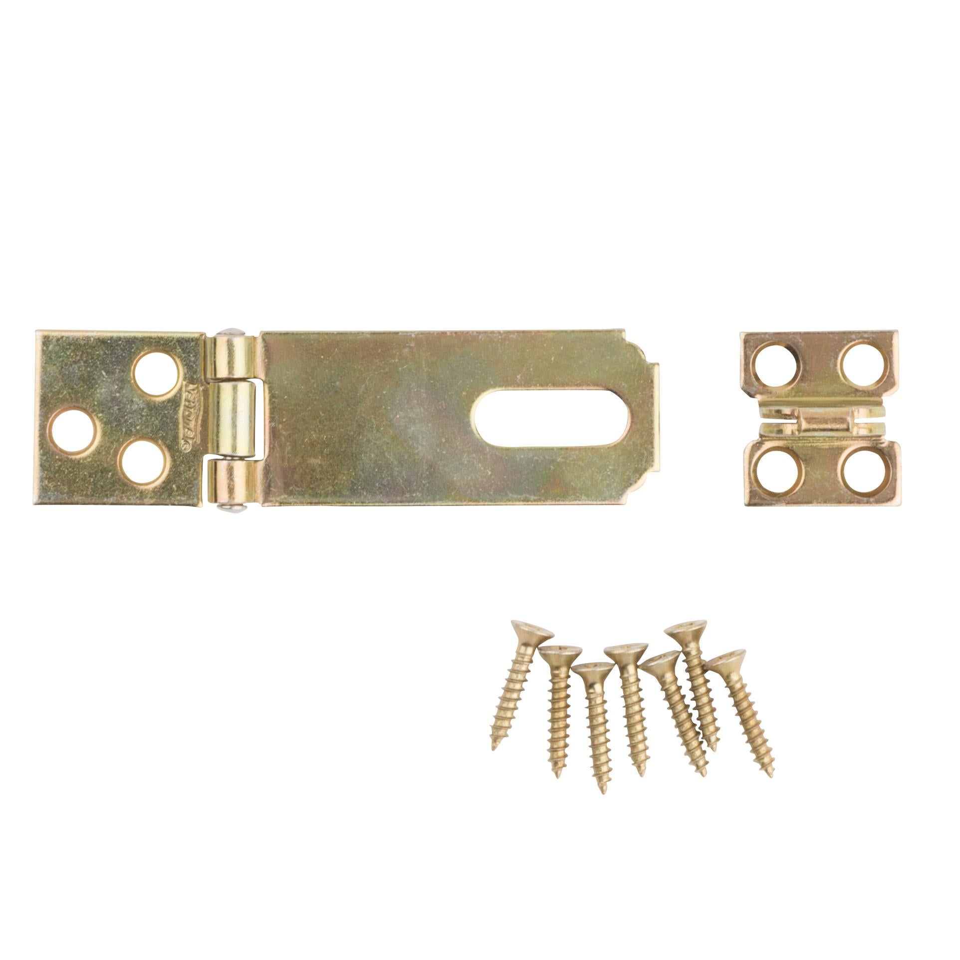 V30 2-1/2" Safety Hasp 1/pk - Polished Brass