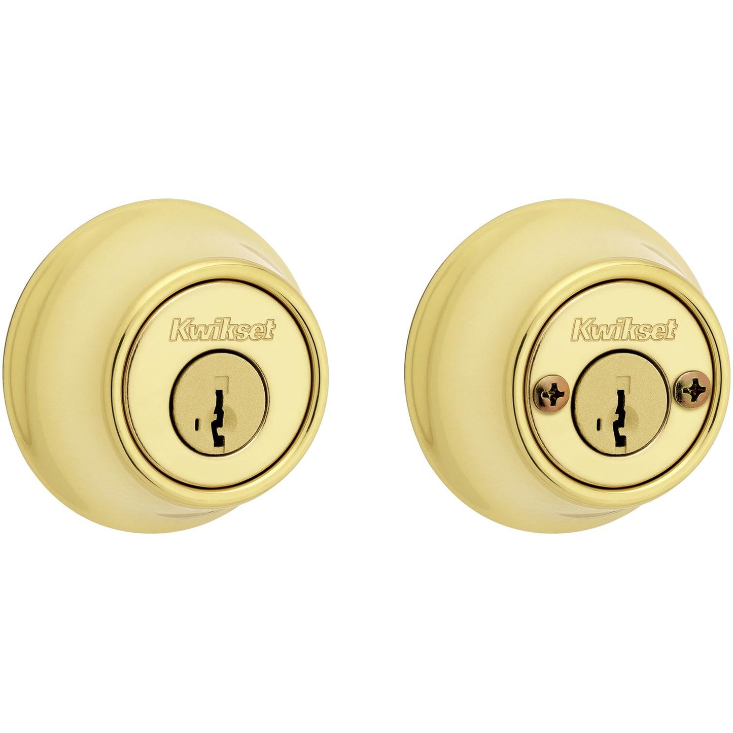 665 3 SMT CP K6 2-Cyl Deadbolt - Polished Brass