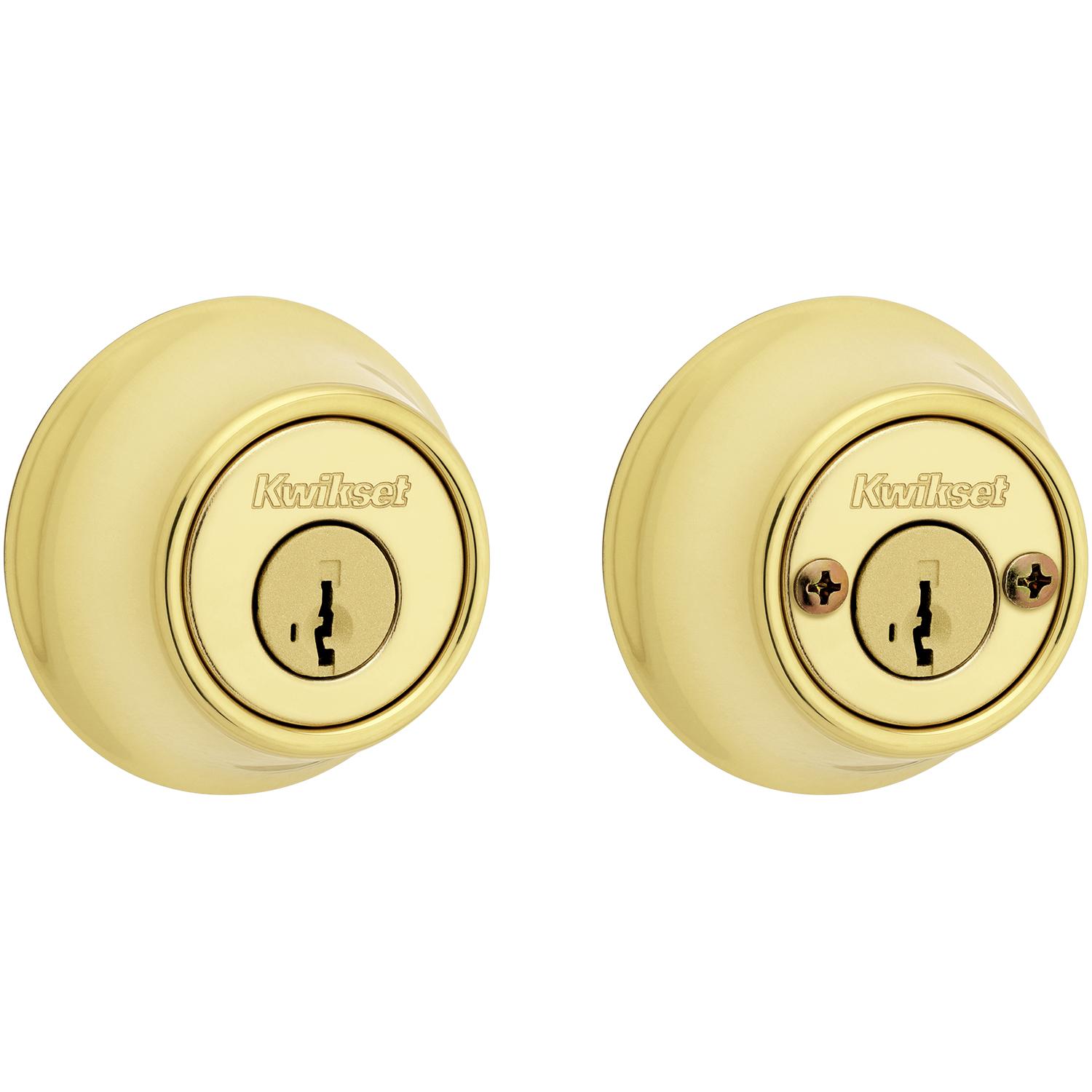 665 3 SMT CP K6 2-Cyl Deadbolt - Polished Brass