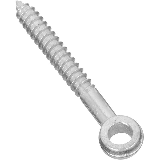 296BC 1/2" x 4" Screw Eye - Zinc Plated