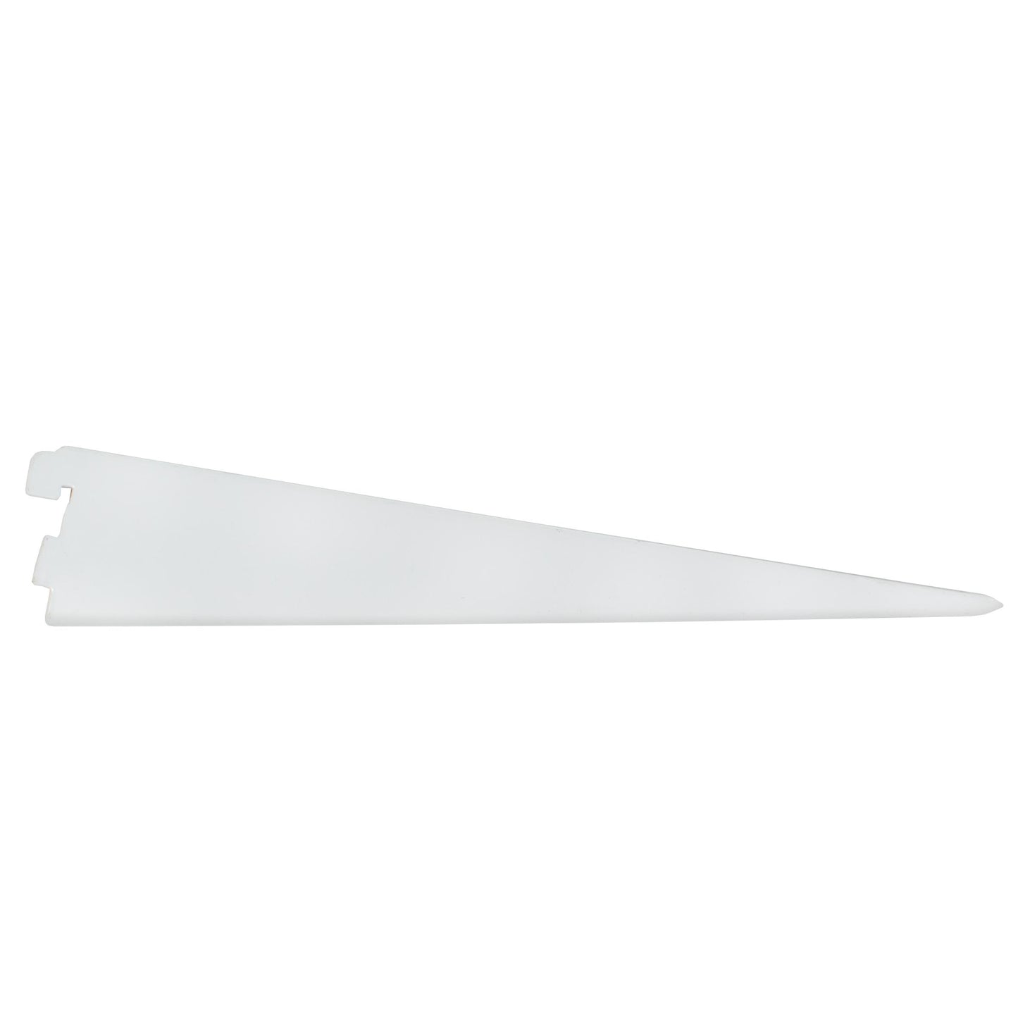 Stone Harbor Hardware Double Track Shelf Bracket for Wood Shelf, 11 Inches, White