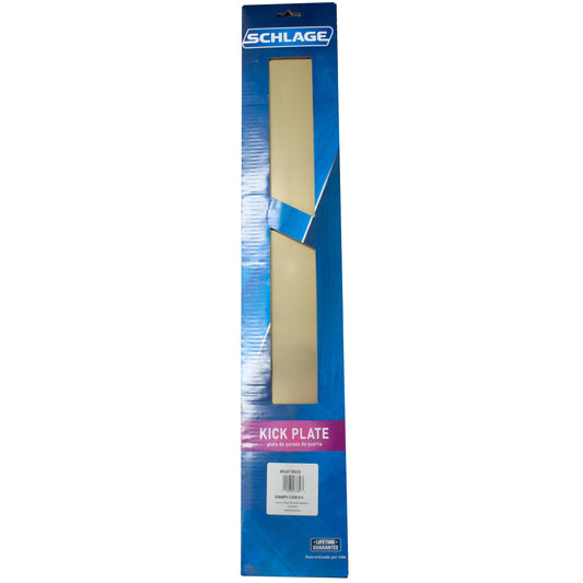 SC8400PA3 6" x 30" Kick Plate - Brass Tone