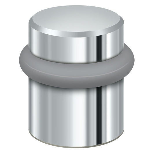 UFB4505U26 1-1/2' Round Floor Bumper - Polished Chrome