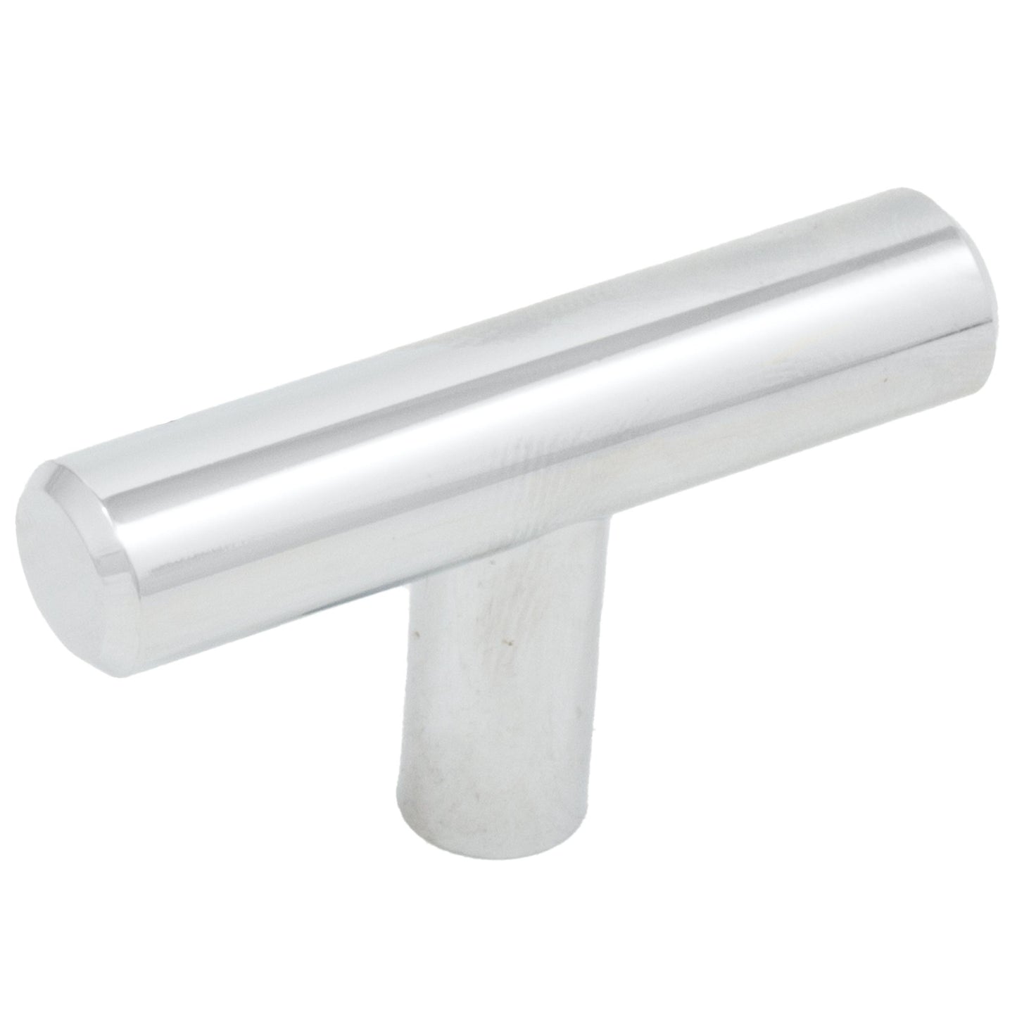 Stone Harbor Hardware Bar Cabinet Pull, 50mm Overall Length, Polished Chrome