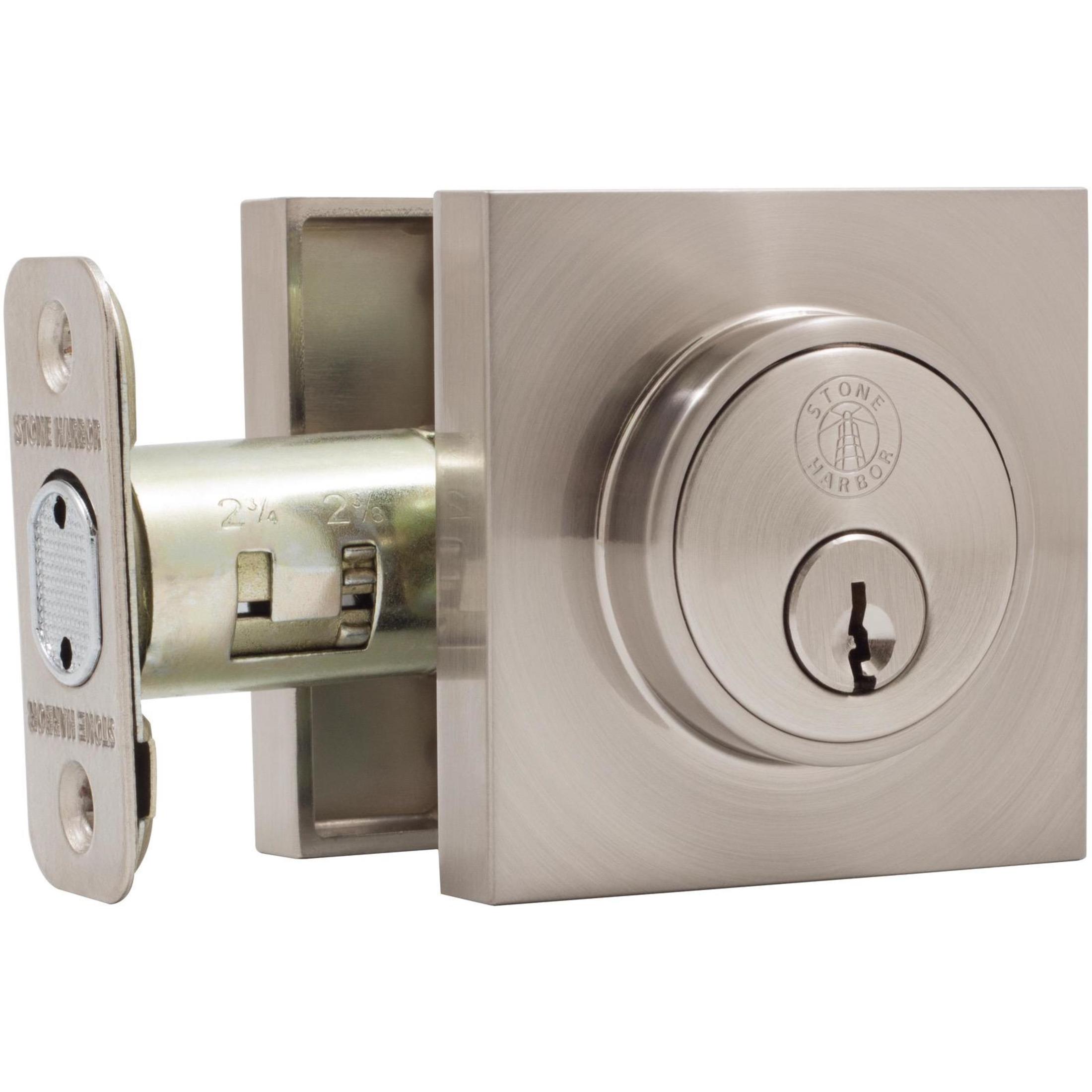 Contemporary Square Deadbolt