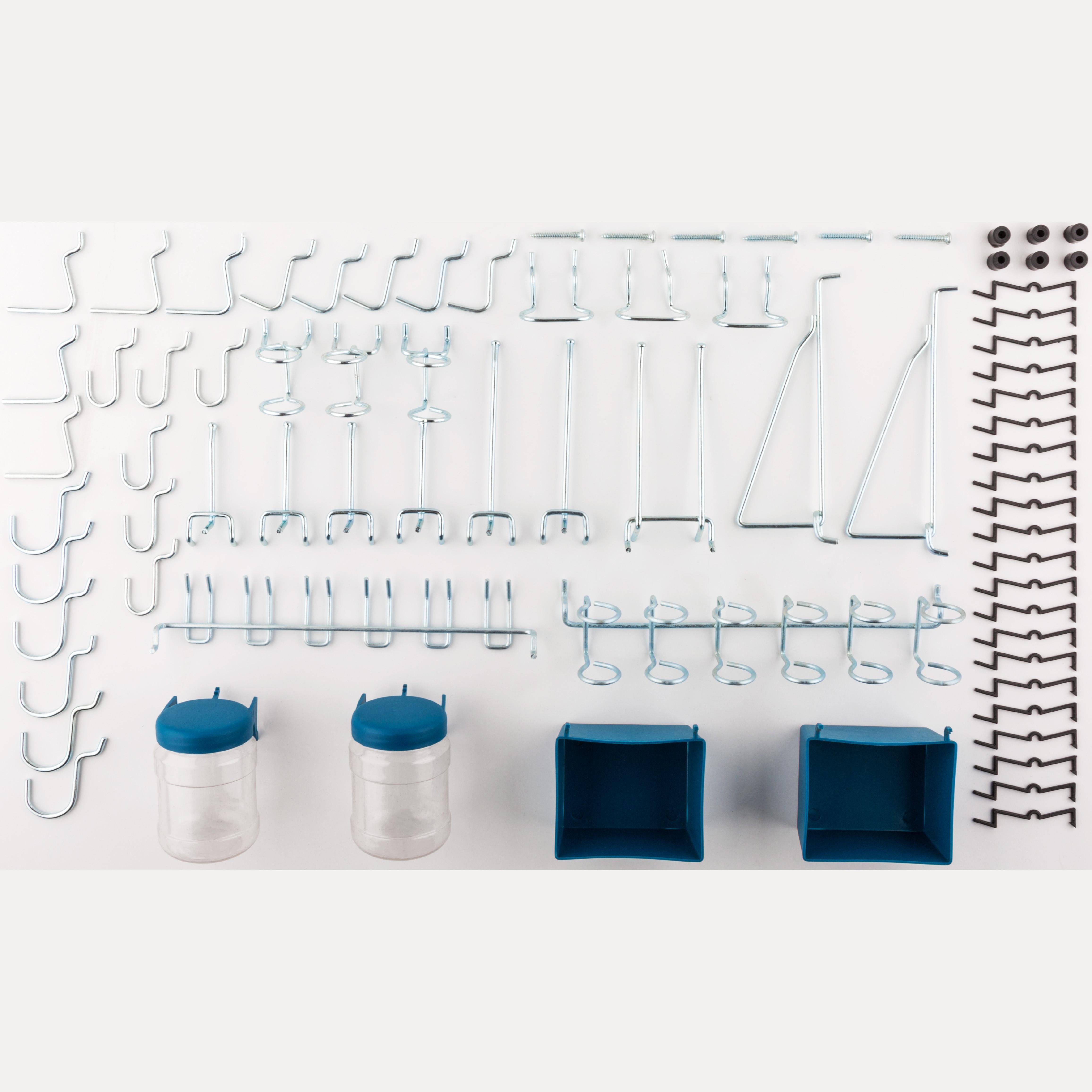 2392BC Peg Hook Assortment 43/pk - Zinc Plated