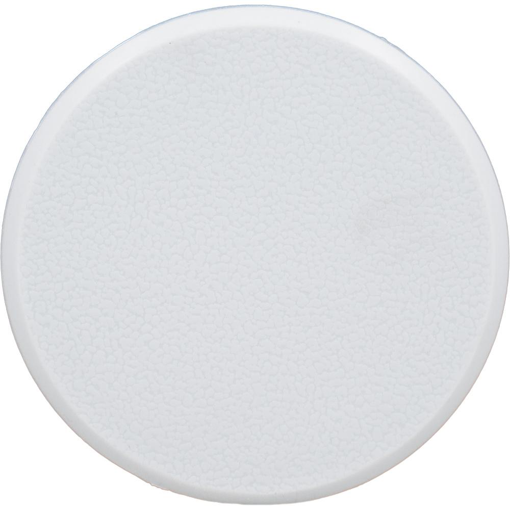 Adhesive Wall Door Stop, 3" Diameter, White