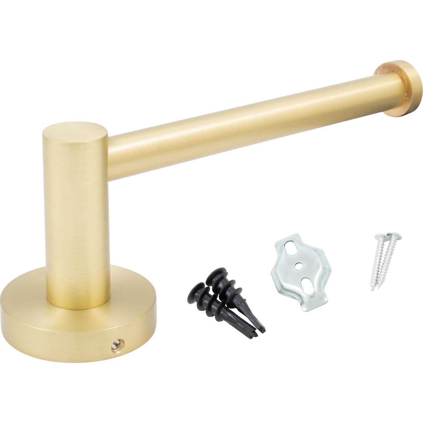 Stone Harbor Hardware Zurich Post Paper Holder, Satin Brass