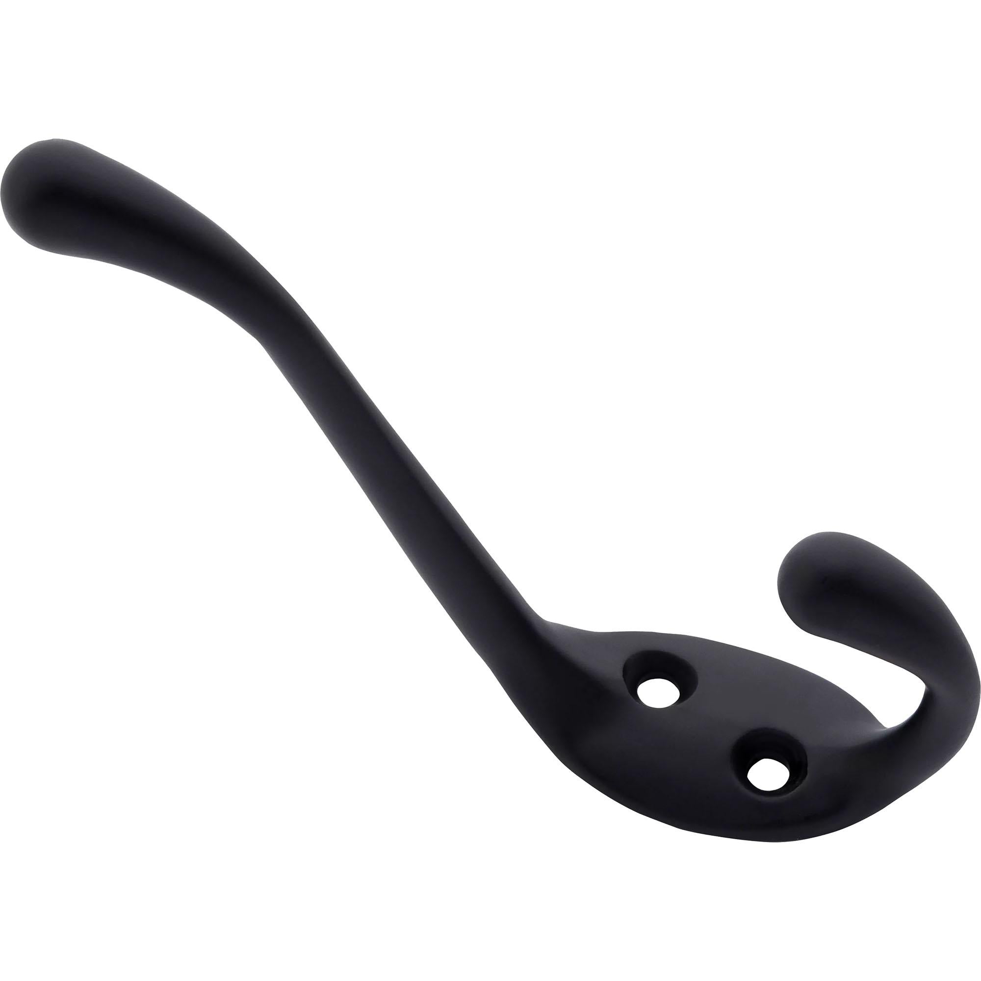 V167 Heavy-Duty Garment Hook - Matte Black