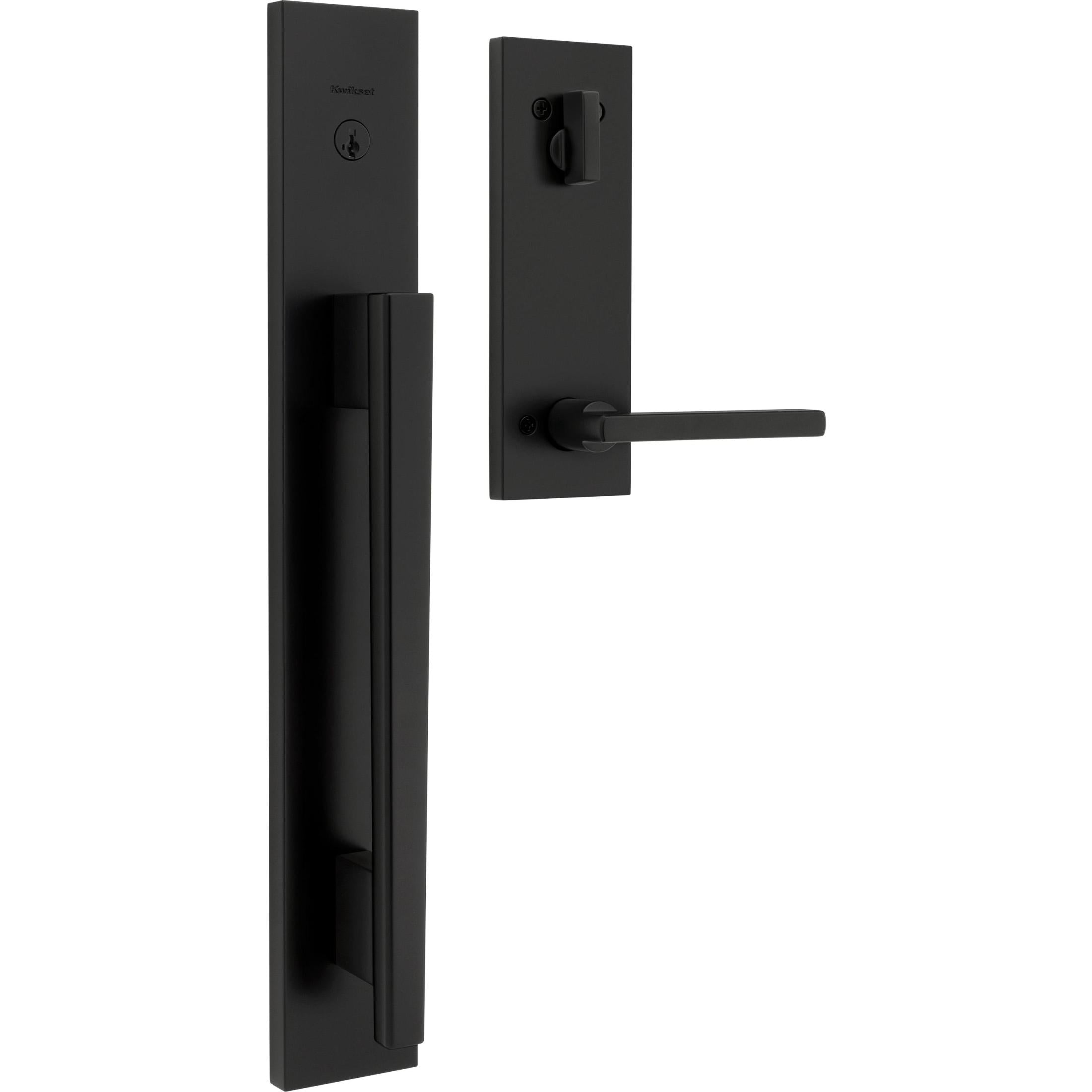 818CRHxHFLSQF 514 SMT CP Caerus / Halifax Handleset - Matte Black