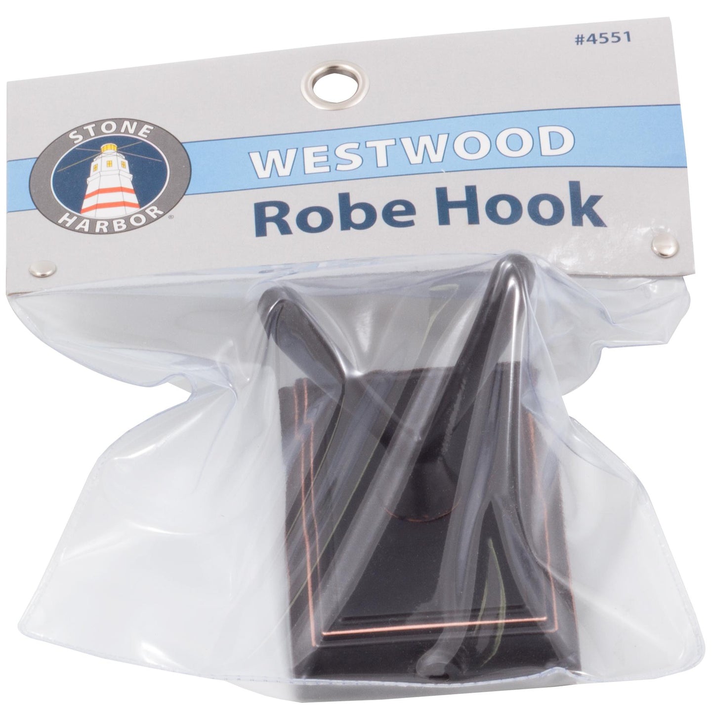 Stone Harbor Hardware Westwood Robe Hook, Vintage Bronze