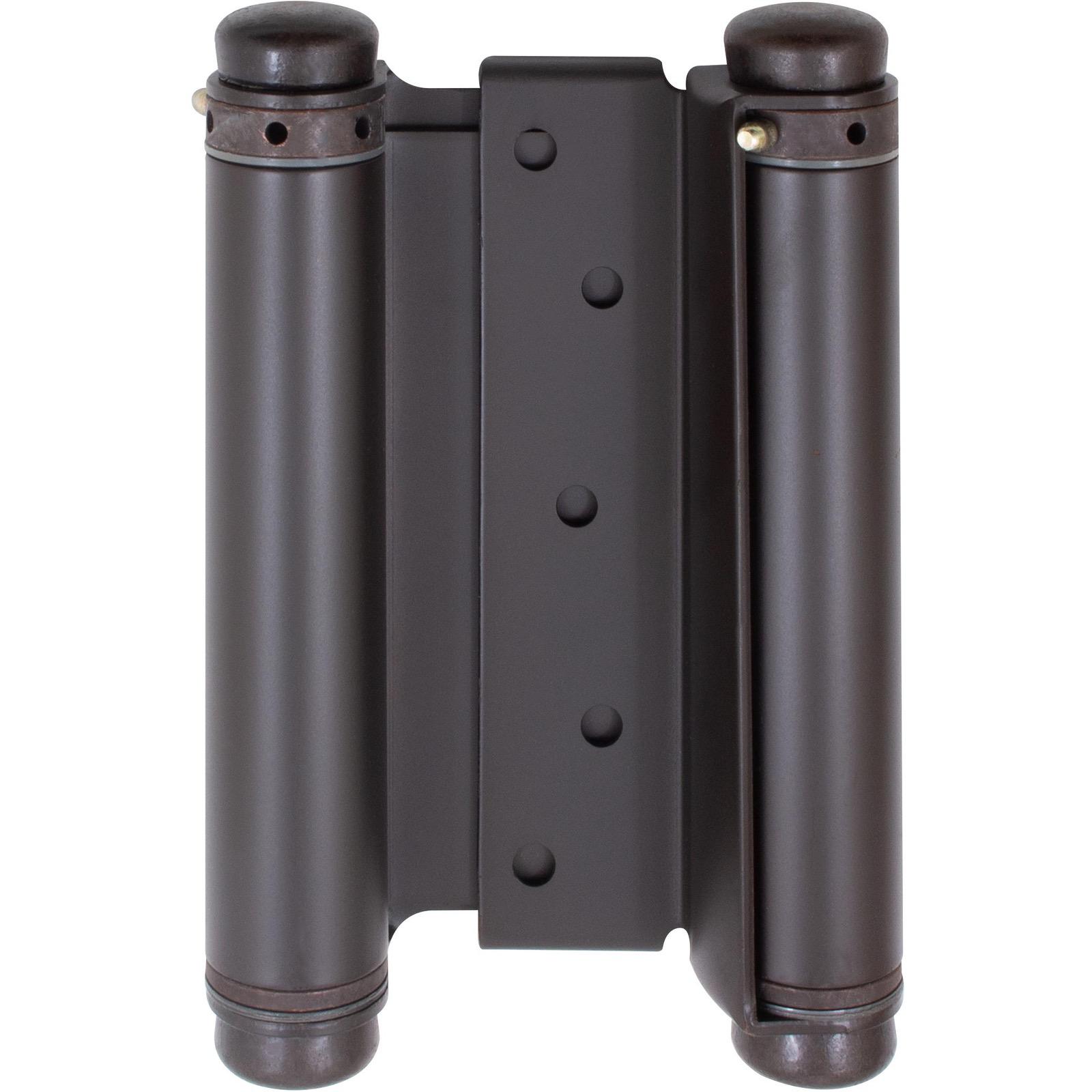 Stone Harbor Hardware Heavy-Duty Double Acting Spring Hinge, 6 Inches, Fits Doors 1-1/4" to 1-3/4" Thick, 1-Pack, Oil-Rubbed Bronze