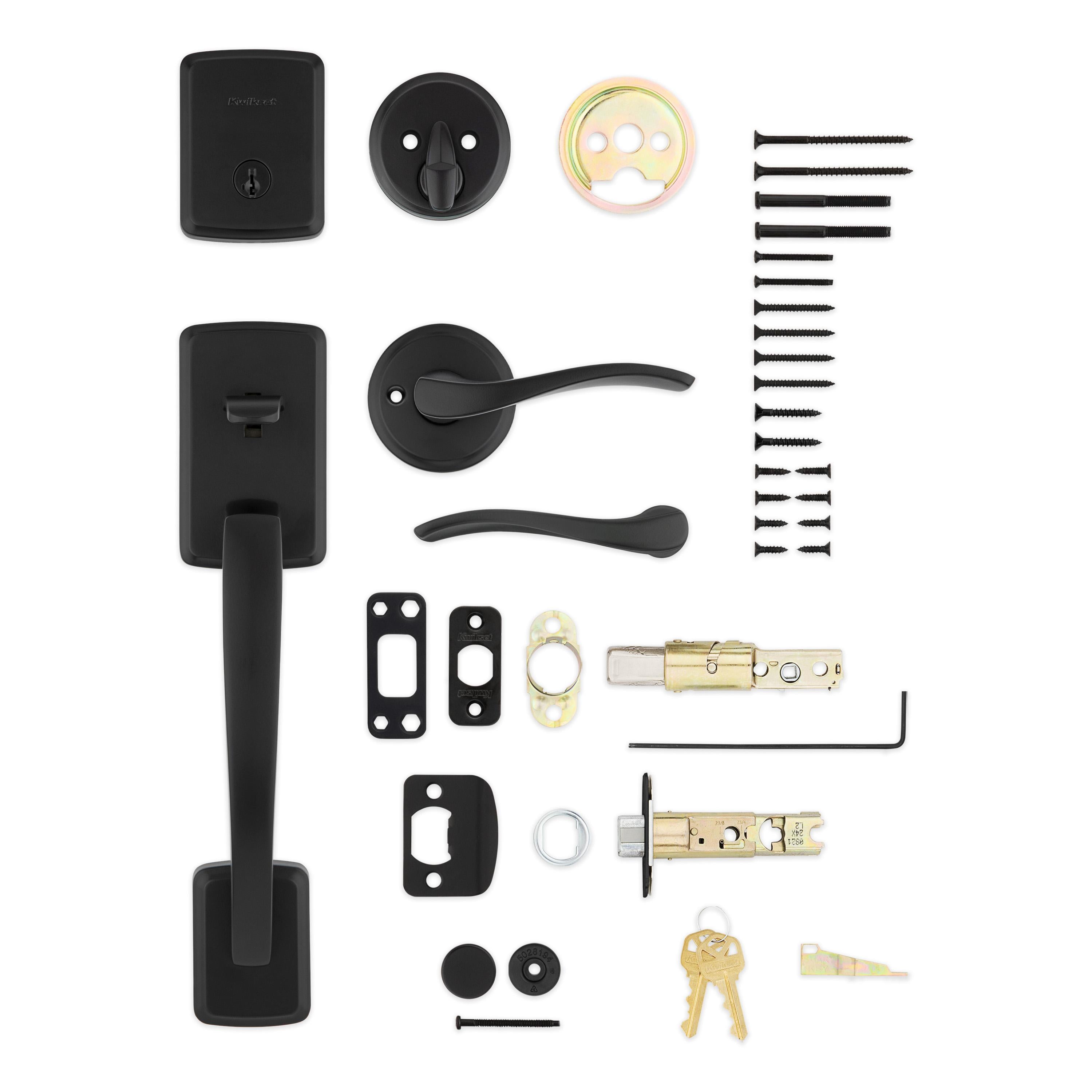 818BFHXSEL 514 SMT CP Brentford Handleset with Sedona - Matte Black