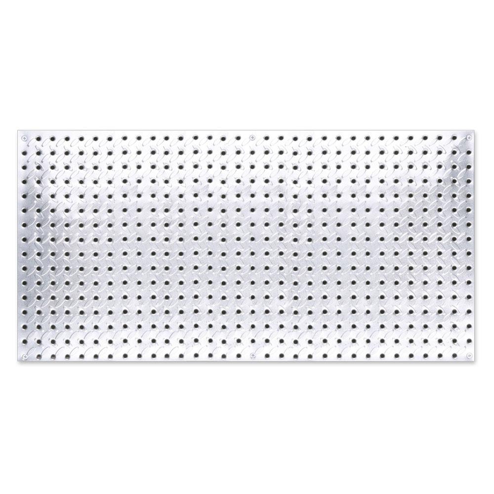 0204-1632 16" x 32" Steel Pegboard Heavyweight - Platinum