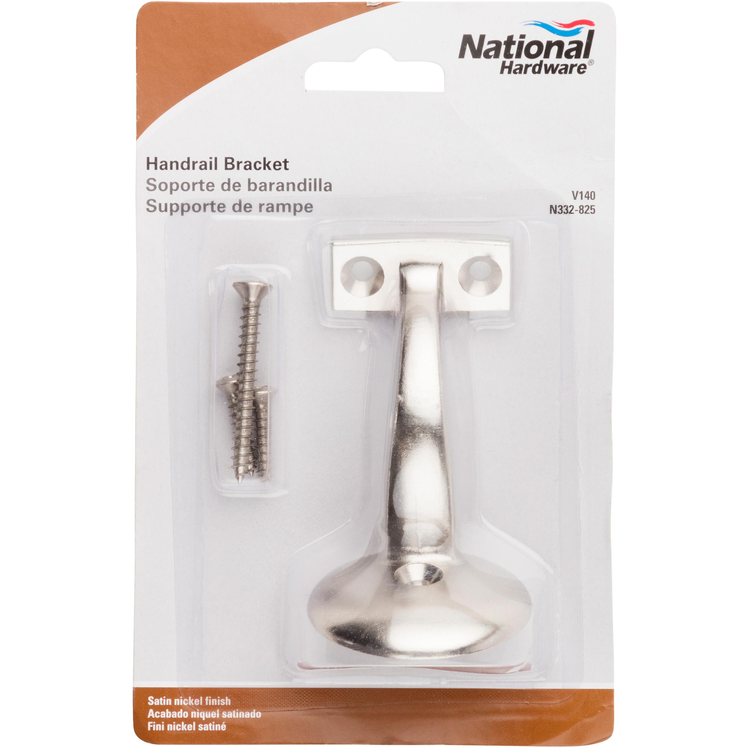 V140 Handrail Bracket - Satin Nickel