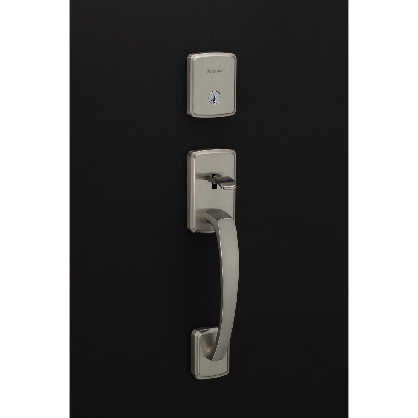 818BFHXSOK 15 SMT CP Brentford Handleset with Sora - Satin Nickel