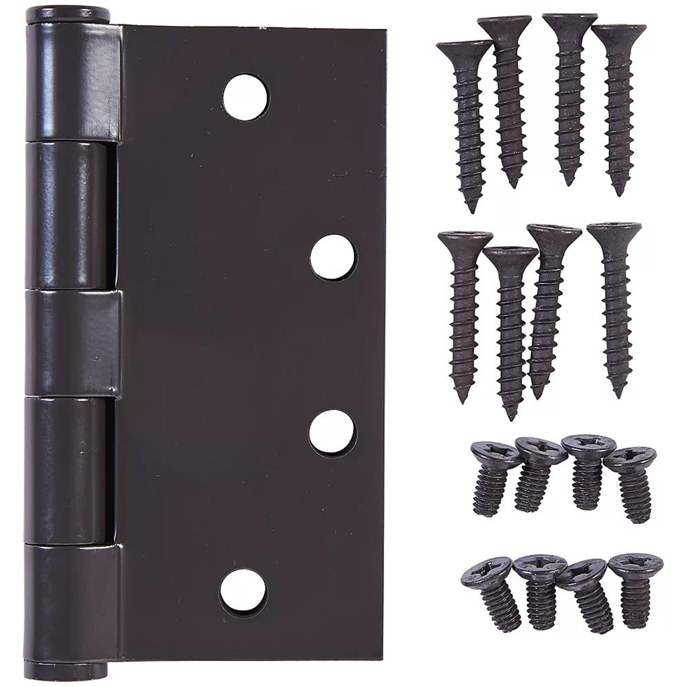 National Hardware - DPB179 4-1/2" SQR Standard Weight Hinge - Oil-Rubbed Bronze
