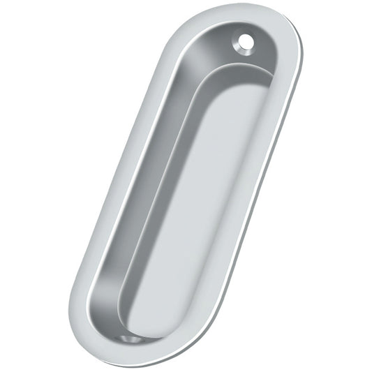 FP223U26 3-1/2" x 1-1/4" x 3/8" Flush Pull - Poished Chrome