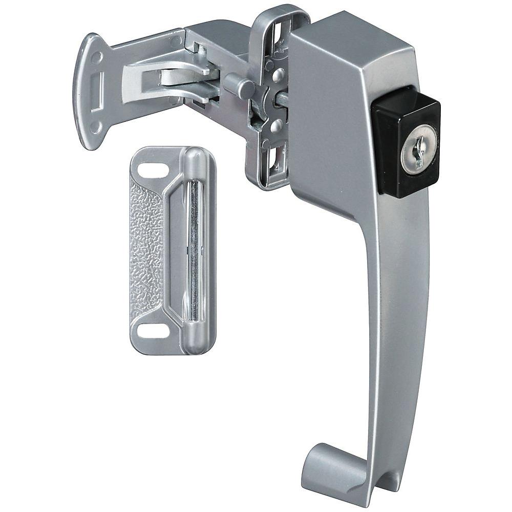 National Hardware - V1317 Pushbutton Latch with Key - Silver