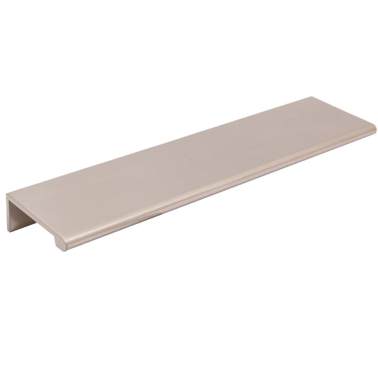 Stone Harbor Hardware Cabinet Edge Pull, 4 Inches, 7-1/4" Overall Length, Satin Nickel