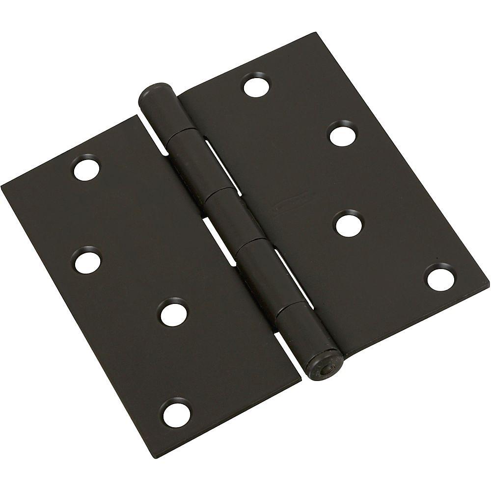 SPB512 4" SQR Hinge 1/pk - Oil-Rubbed Bronze