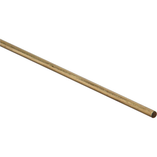4052BC 1/8" x 36" Smooth Rod - Polished Brass