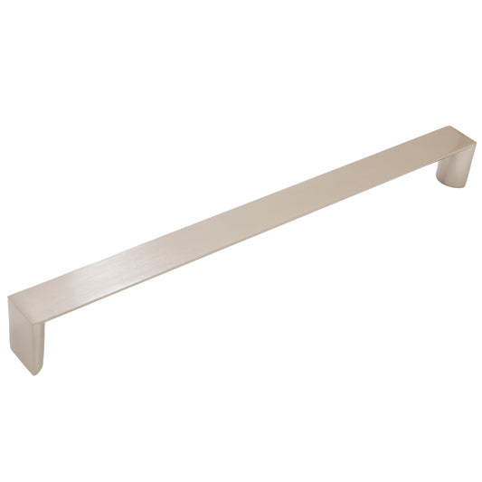 Stone Harbor Hardware Plateau Cabinet Pull, 256 Millimeters, Satin Nickel