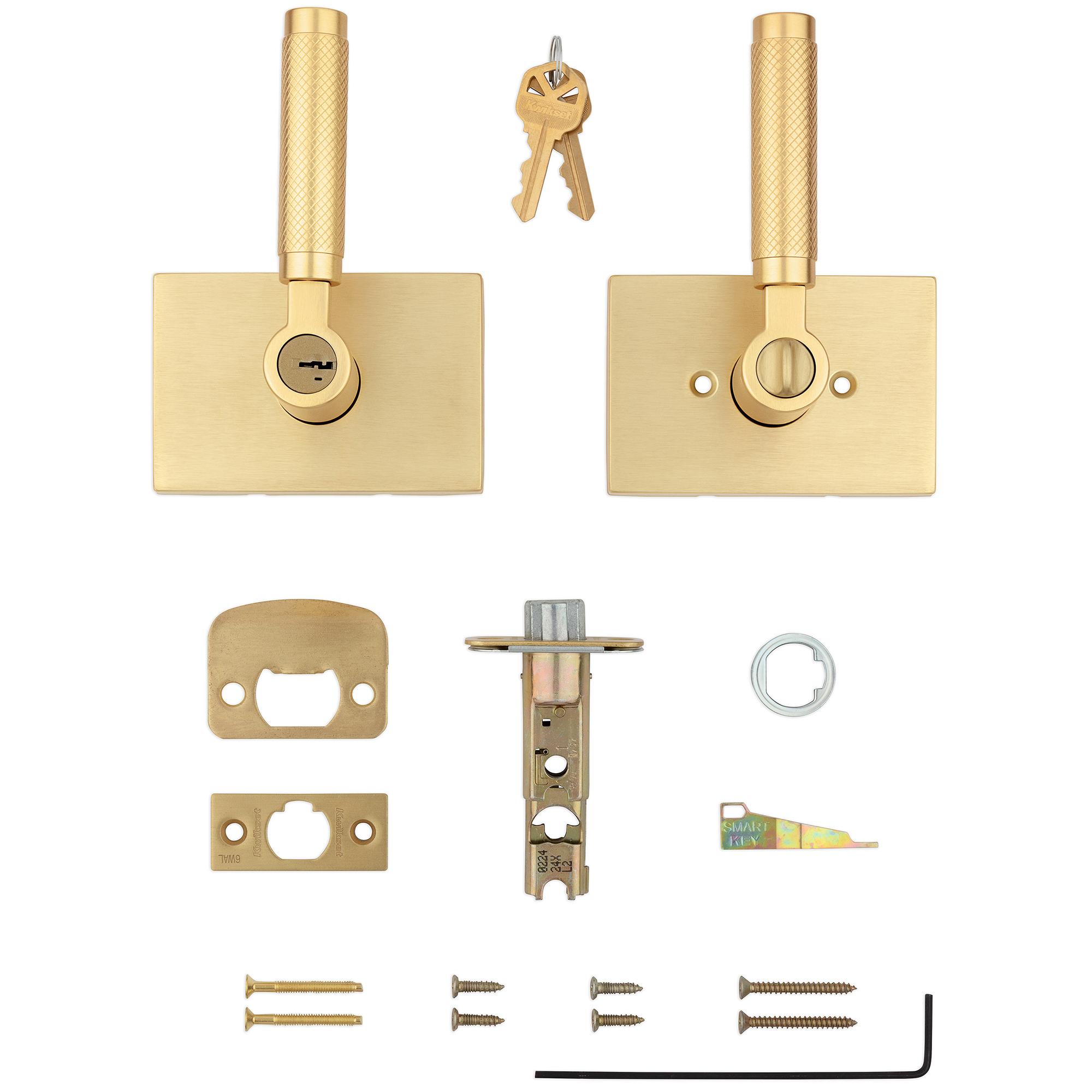 740PVL RCT 4 SMT CP K4 Prava Entry - Satin Brass