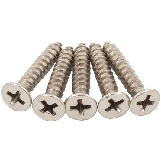 Stone Harbor Hardware Door Hinge Screws, #9 x 1", 800-Pack, Satin Nickel