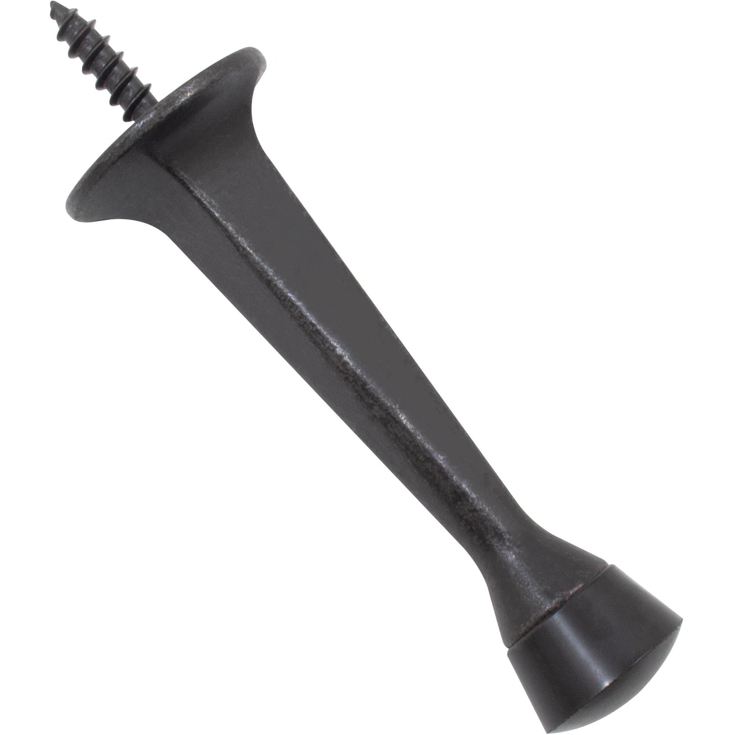 Stone Harbor Hardware Standard-Duty Solid Door Stop, 3 Inches, Oil-Rubbed Bronze