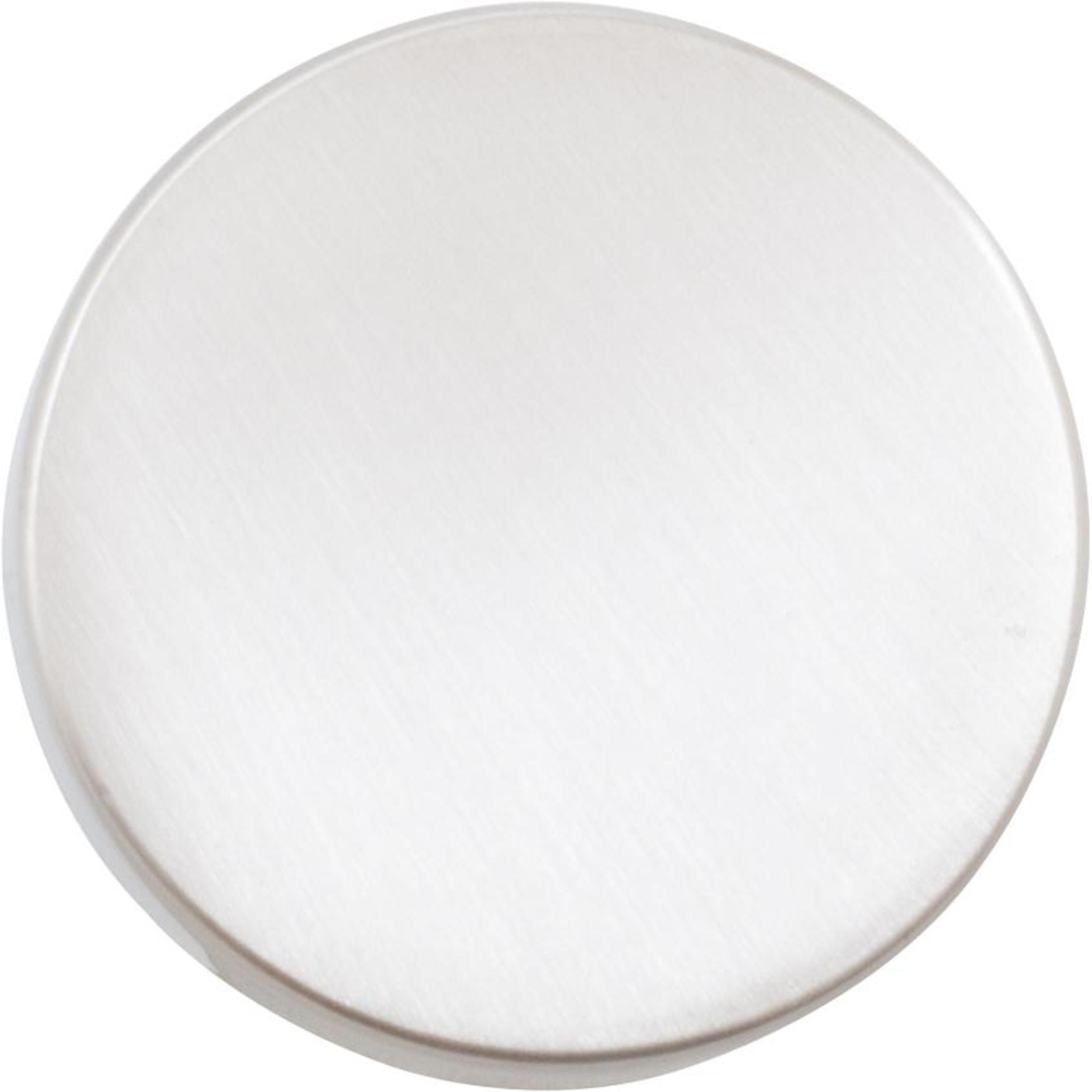 Contemporary Round Cabinet Knob, 1-1/2 Inches, Zinc Base Material