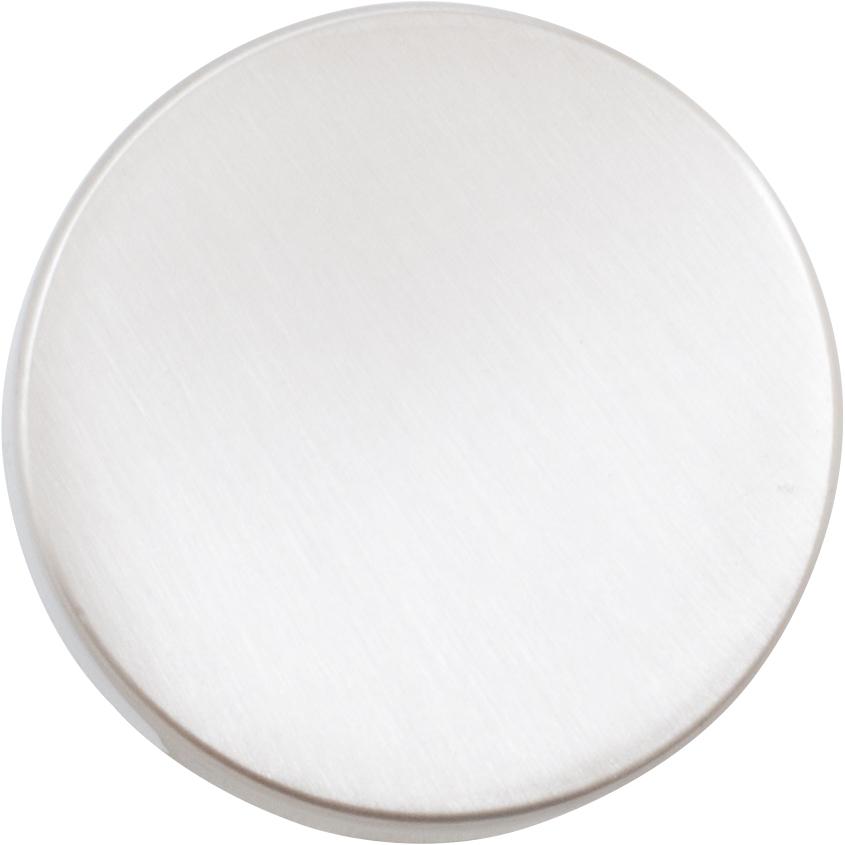 Stone Harbor Hardware Contemporary Round Cabinet Knob, 1-1/2 Inches, Zinc Base Material, Satin Nickel