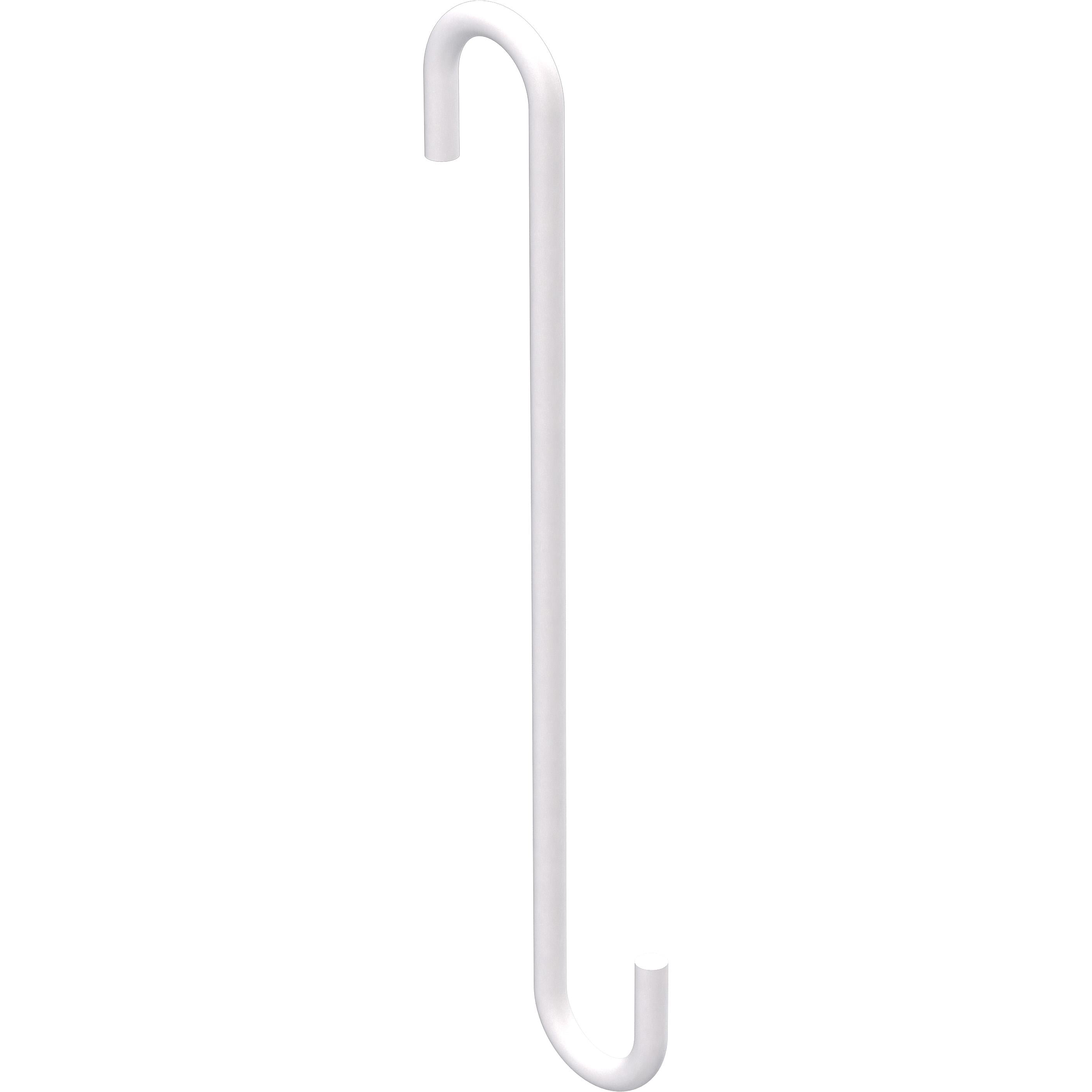National Hardware - N275-519 - V2649 - 8" Modern Large S Hook in White