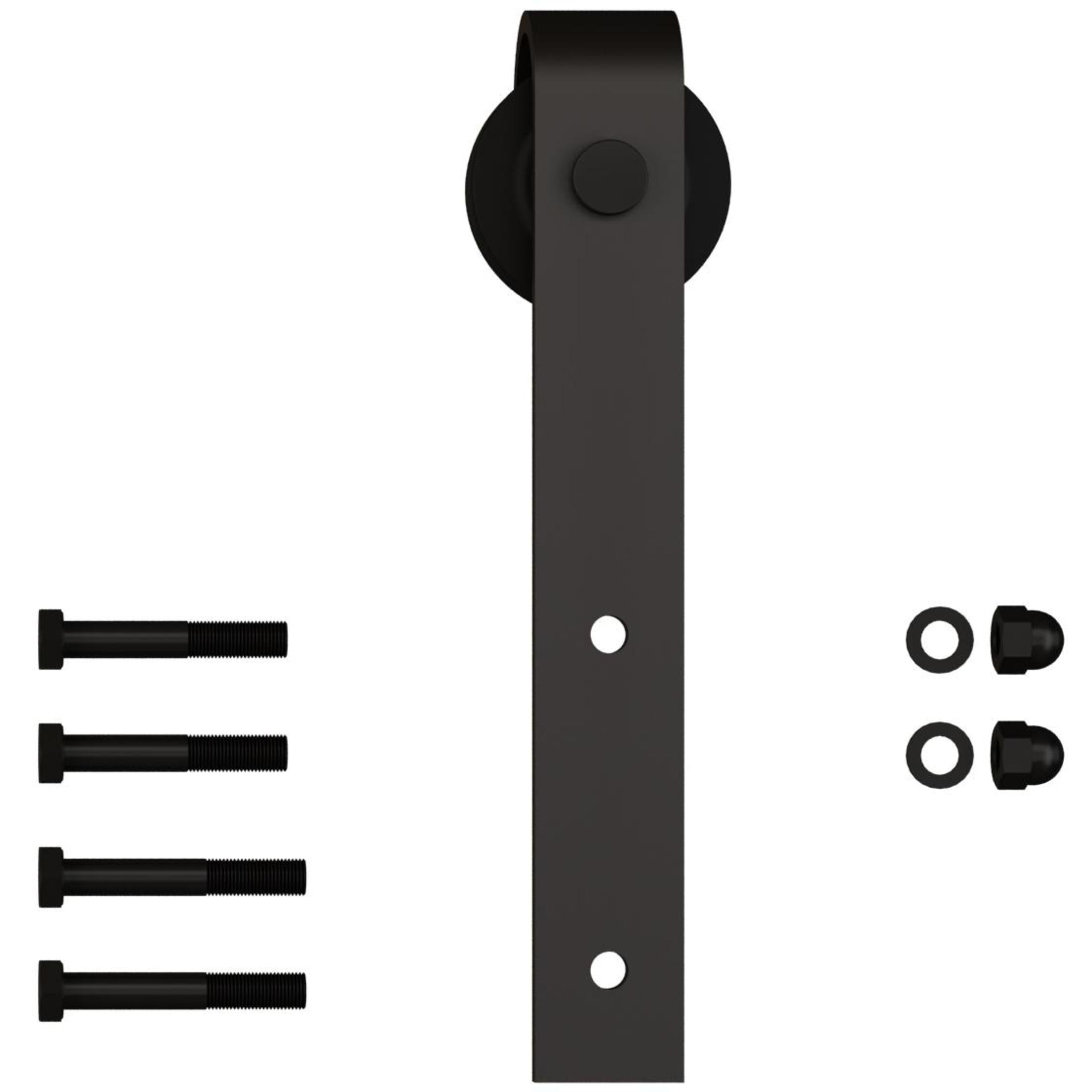 Barn Strap Style Hanger with Fasteners (No Track)