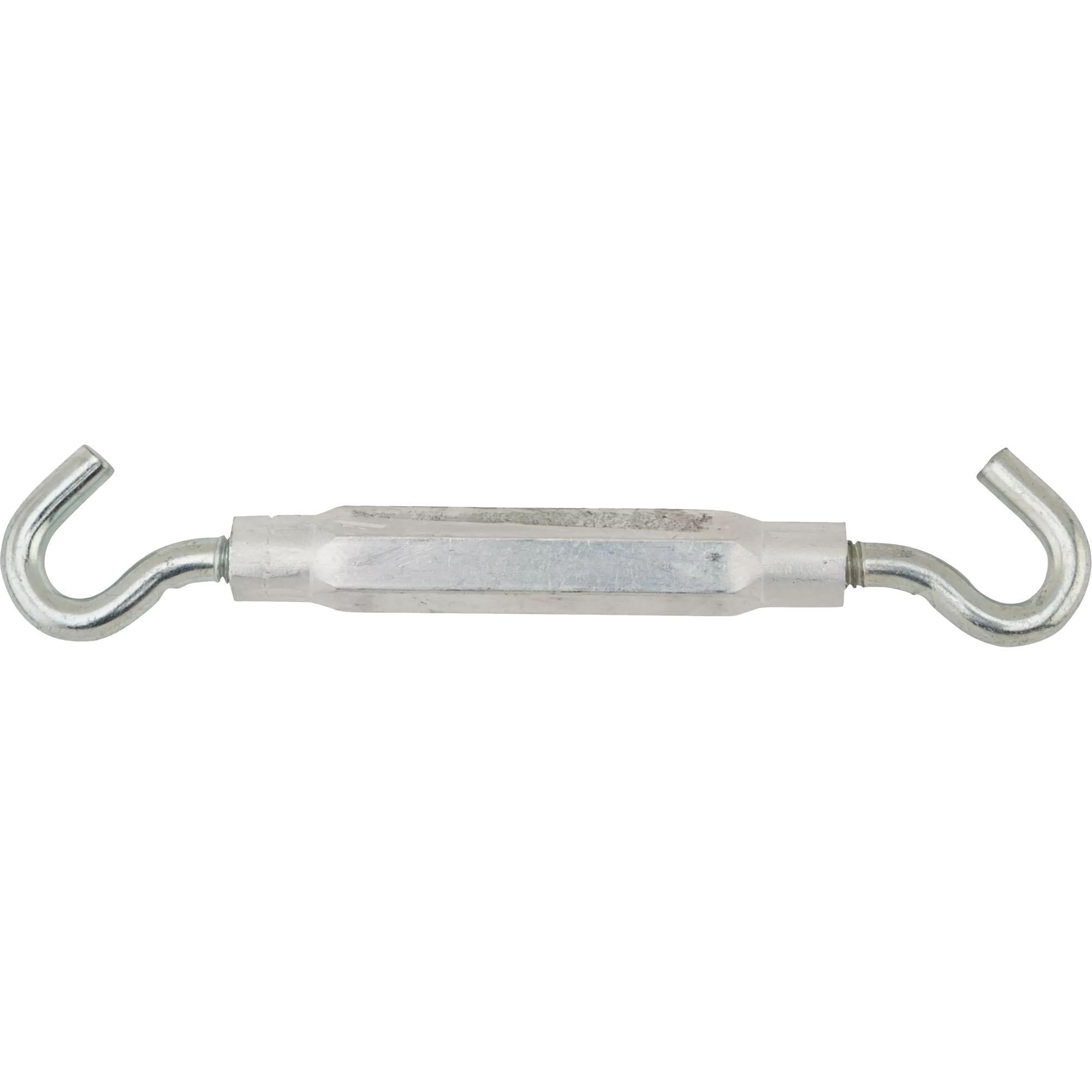 2174BC 5/16" x 9" Hook / Hook Turnbuckle Aluminum Body - Zinc Plated