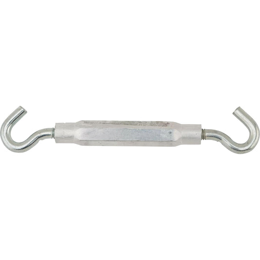 2174BC 5/16" x 9" Hook / Hook Turnbuckle Aluminum Body - Zinc Plated