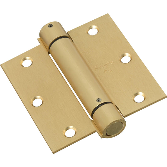 V520 3-1/2" Spring Hinge 1/pk - Polished Brass