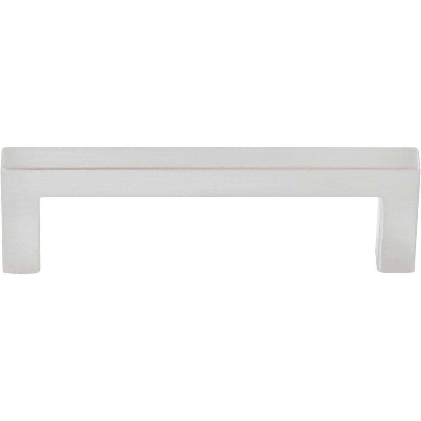 Stone Harbor Hardware Contemporary Square Cabinet Pull, 96 Millimeters, Zinc Base Material, Satin Nickel